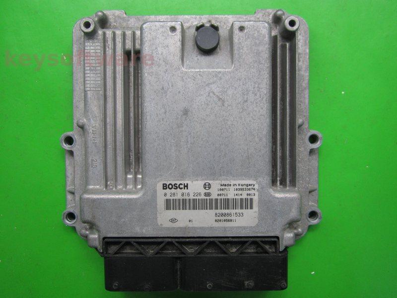 ECU Renault Laguna 3.0DCI 8200861533 0281016226 EDC16CP42