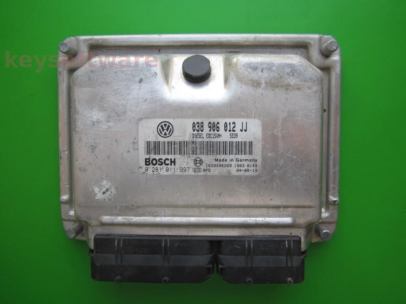 ECU Seat Leon 1.9TDI 038906012JJ 0281011997 EDC15VM+ ASV {+