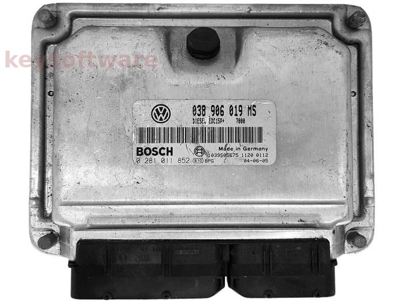 ECU Seat Ibiza 1.9TDI 038906019MS 0281011852 EDC15P+ BPX {+