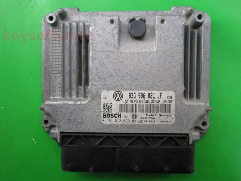 ECU Seat Toledo 2.0TDI 03G906021JF 0281013622 EDC16U34 BMM H07