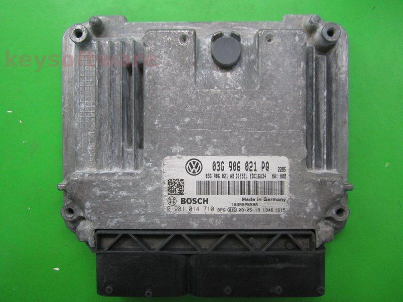 ECU Skoda Octavia 2.0TDI 03G906021PQ 0281014710 EDC16U34 BMM H08