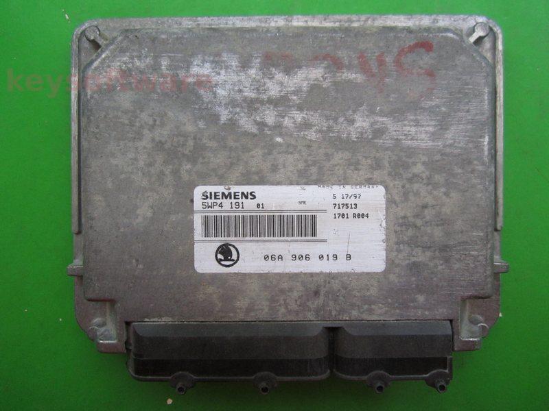 ECU Skoda Octavia 1.6 06A906019B 5WP4191 SIMOS 2.1C