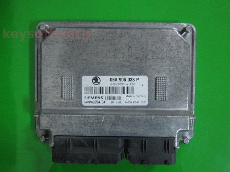 ECU Skoda Octavia 1.6 06A906033P 5WP40054 SIMOS 3.3A