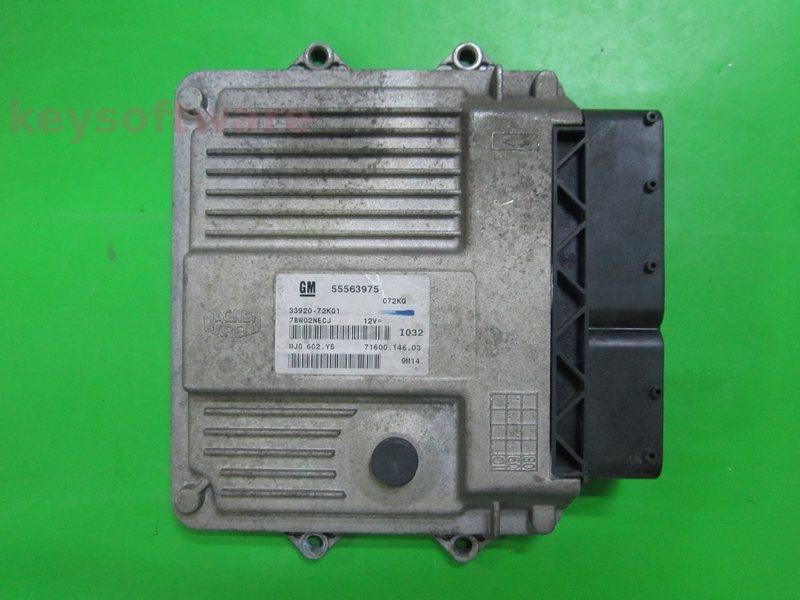 ECU Suzuki Swift 1.3DDIS 33920-72KQ1 55563975 6O2.Y5