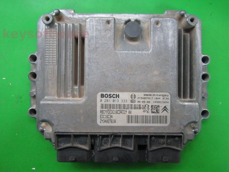 ECU Suzuki Vitara 1.6 ZY34027618 0281013333 EDC16C34