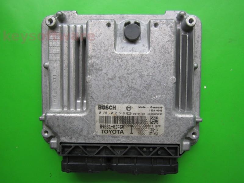 ECU Toyota Yaris 1.4D4D 89661-0D460 0281012518 EDC16C10