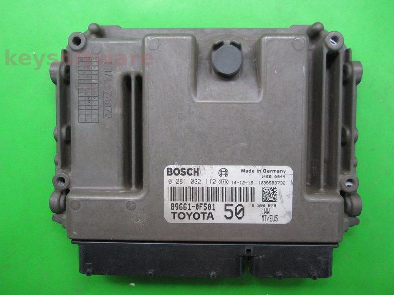 ECU Toyota Verso 1.6 D4D 89661-0F501 0281032112 EDC17C73