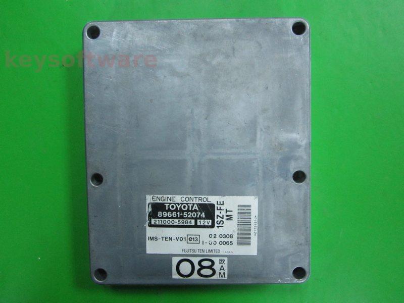 ECU Toyota Yaris 1.0 89661-52074 211000-5984