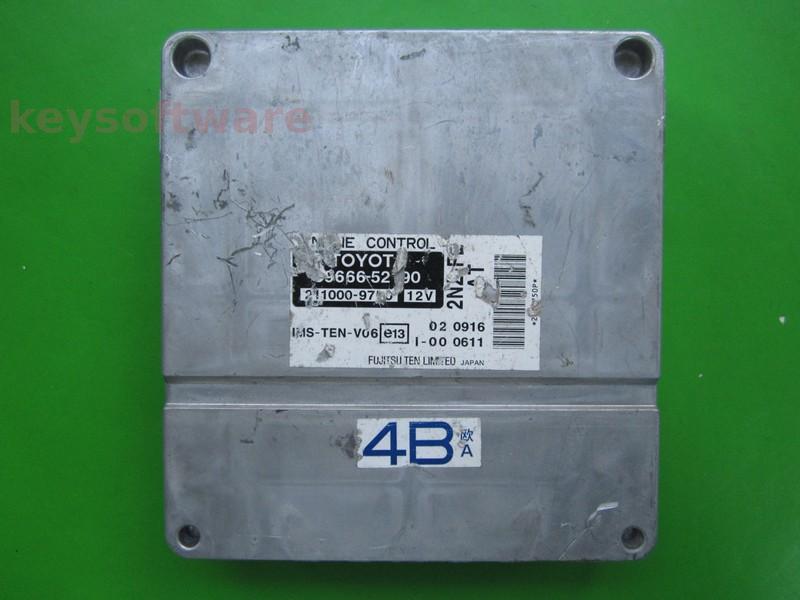 ECU Toyota Yaris 1.3 89666-52190 211000-9750