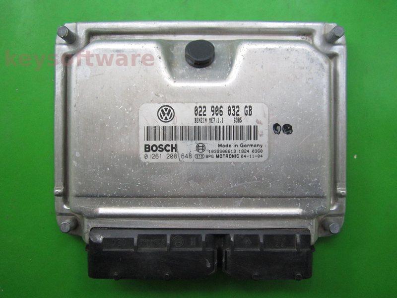 ECU VW Touareg 3.2 022906032GB 0261208648 ME7.1.1