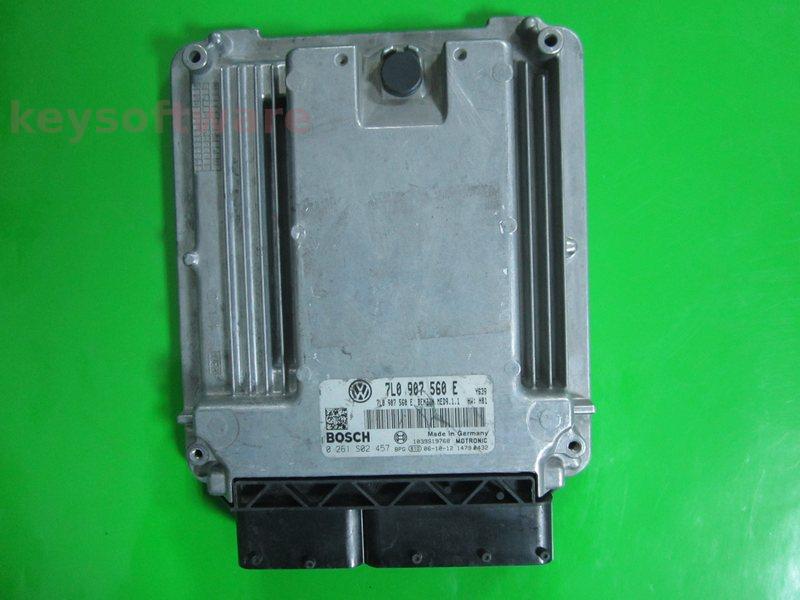 ECU VW Touareg 4.2 7L0907560E 0261S02457 MED9.1.1 H01