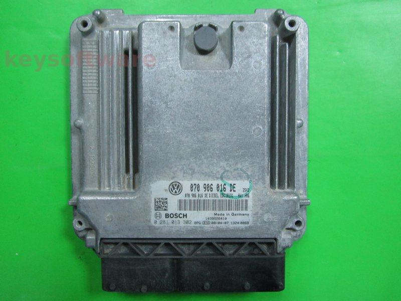 ECU VW Touareg 2.5TDI 070906016DE 0281013302 EDC16U31 BPE H06