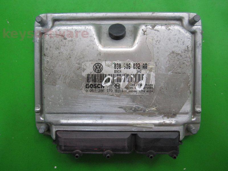 ECU VW Polo 1.4 030906032AQ 0261206770 ME7.5.10 AUD