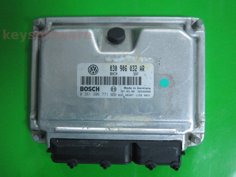 ECU VW Polo 1.4 030906032AR 0261206771 ME7.5.10 AUD