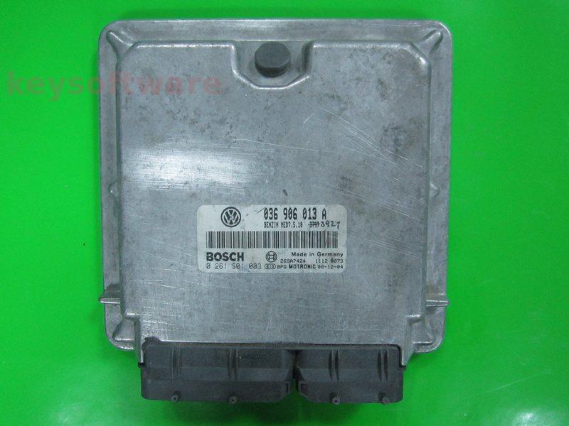 ECU VW Lupo 1.4 036906013A 0261S01003 MED7.5.10 ARR