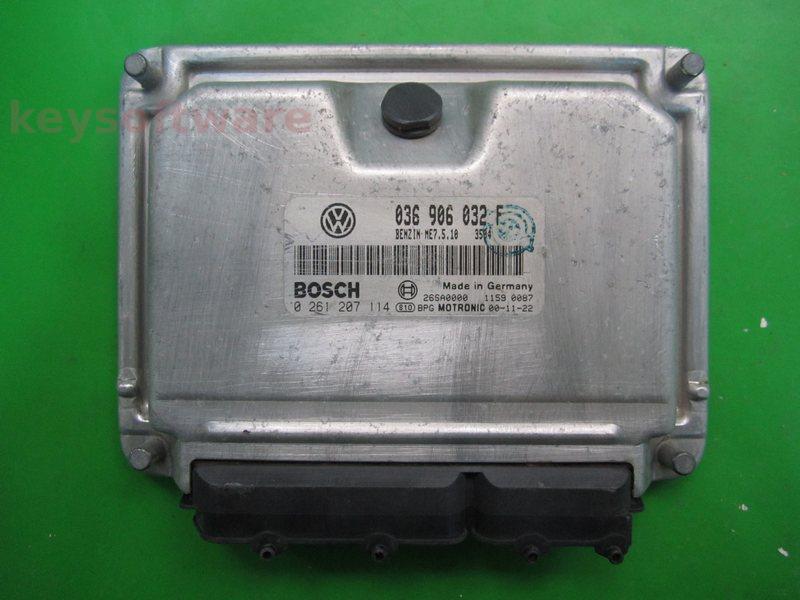 ECU VW Golf4 1.4 036906032F 0261207114 ME7.5.10 AXP