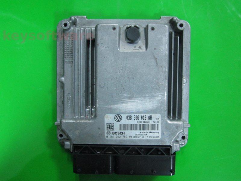 ECU VW T5 1.9TDI 038906016AH 0281012762 EDC16U31 BRR H06