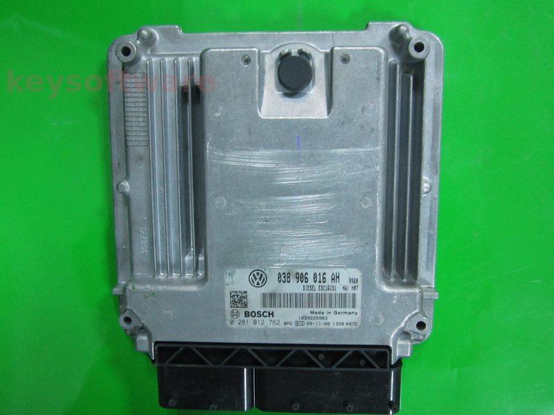 ECU VW T5 1.9TDI 038906016AH 0281012762 EDC16U31 BRR H07