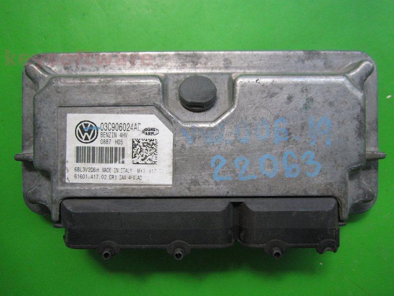 ECU VW Polo 1.4 03C906024AD IAW 4HV.AD BUD H11 {