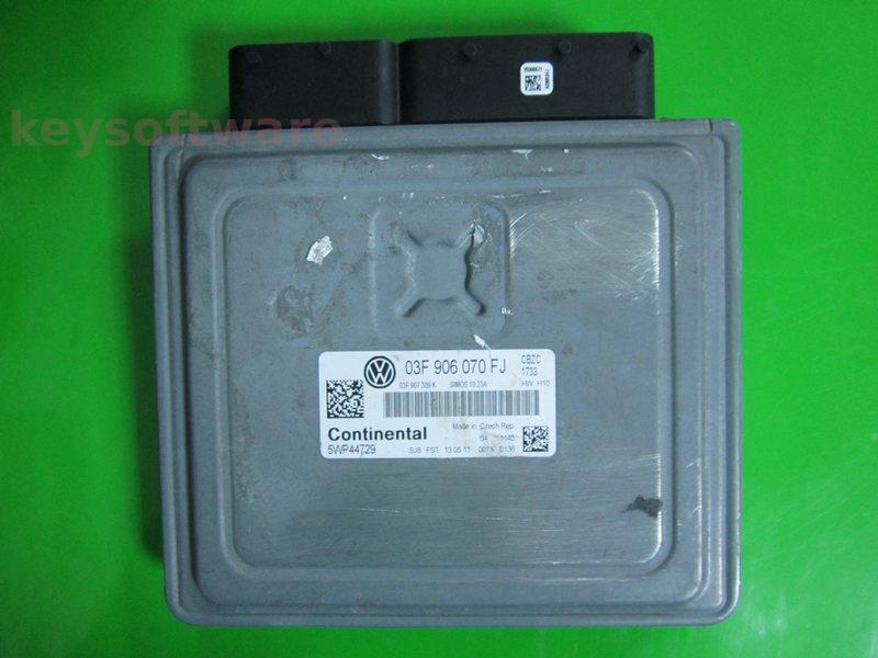 ECU VW Polo 1.2 03F906070FJ 5WP44729 SIMOS 10.23A CBZC