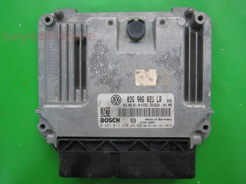 ECU VW Passat 1.9TDI 03G906021LR 0281013260 EDC16U34 BXE H05