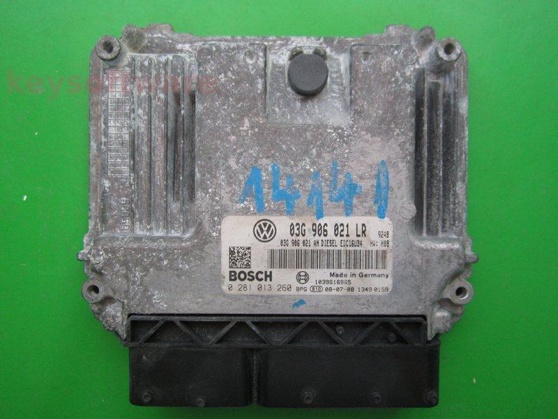 ECU VW Passat 1.9TDI 03G906021LR 0281013260 EDC16U34 BXE H08