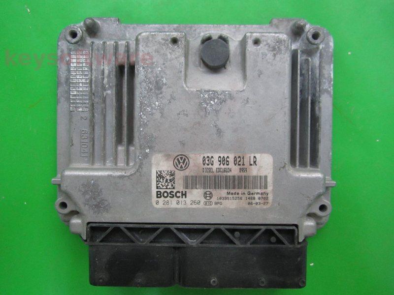 ECU VW Passat 1.9TDI 03G906021LR 0281013260 EDC16U34 BXE }