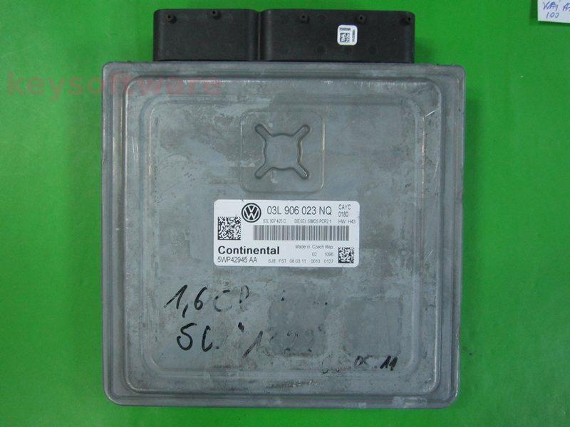 ECU VW Passat 1.6TDI 03L906023NQ 5WP42945 SIMOS PCR2.1 CAYC H43