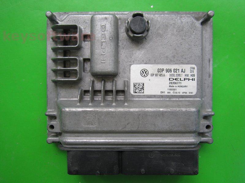 ECU VW Polo 1.2TDI 03P906021AJ 28356771 DCM3.7 CFWA H09