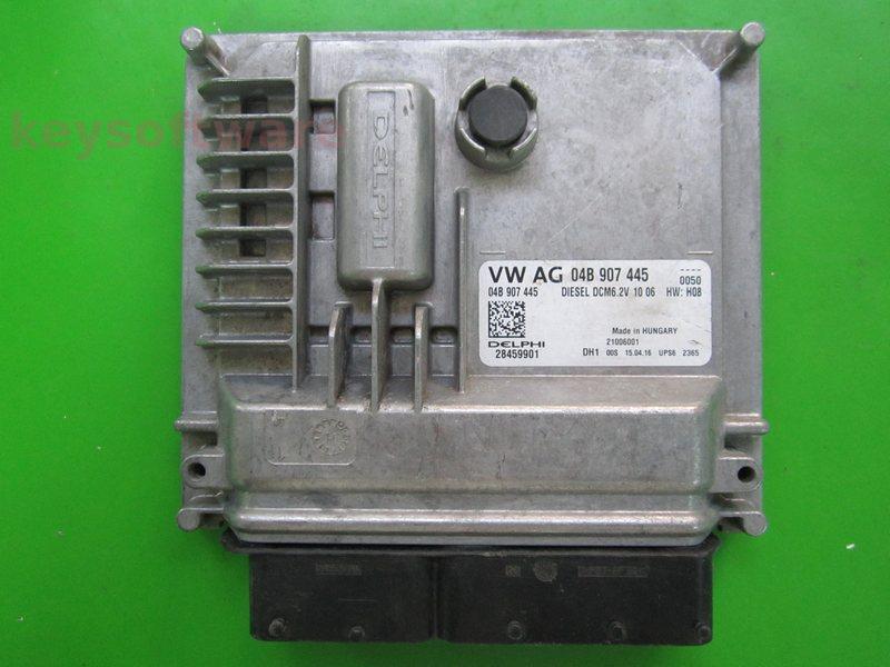 ECU Skoda Rapid 1.4TDI 04B907445 04B906027AJ DCM6.2V CUSA H08