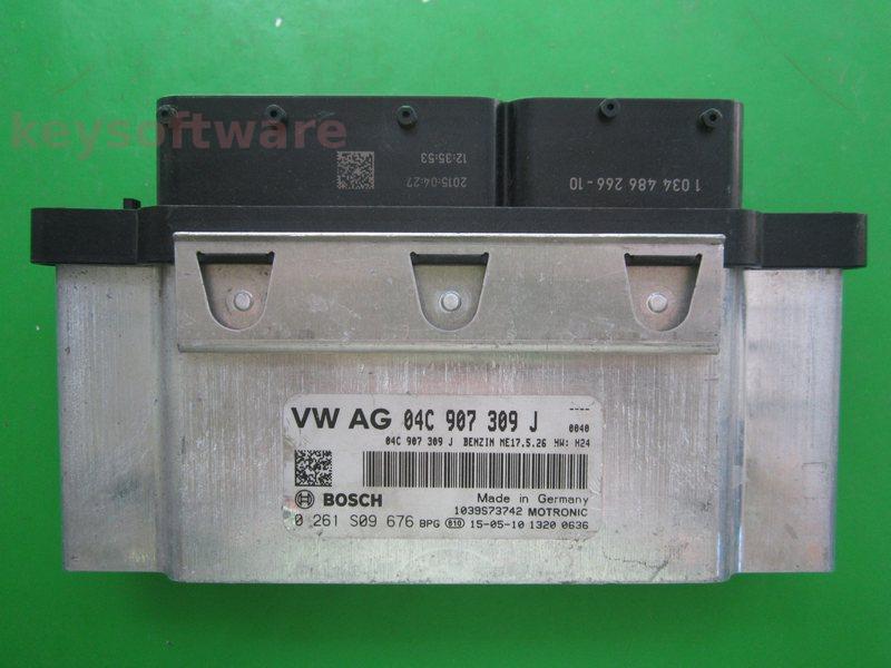 ECU VW Polo 1.0 04C907309J 0261S09676 ME17.5.26 H24