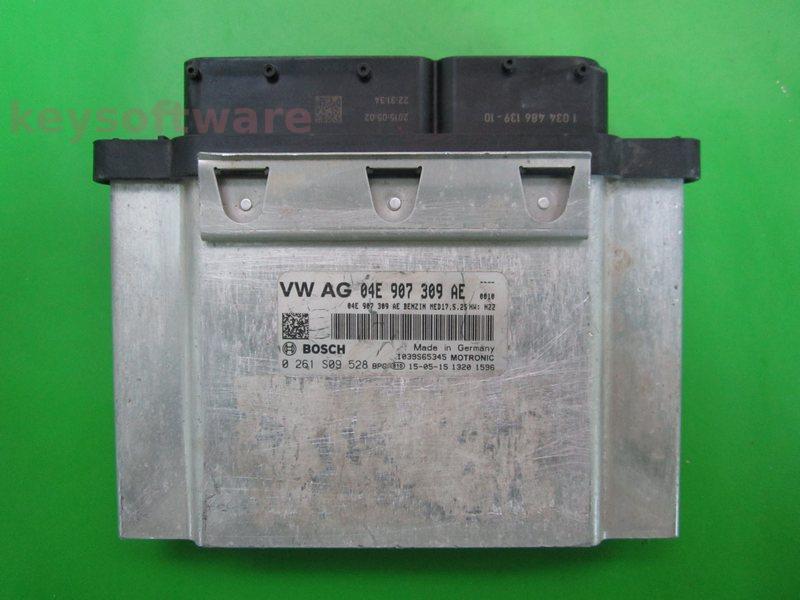 ECU VW Scirocco 1.4 04E907309AE 0261S09528 MED17.5.25 CZCA H22