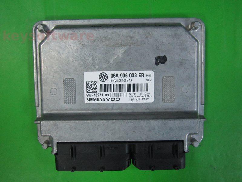 ECU VW Caddy 1.6 06A906033ER 5WP40271 SIMOS 7.1A