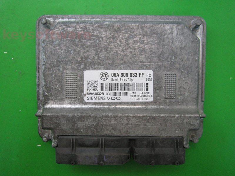 ECU Seat Leon 1.6 06A906033FF 5WP40329 SIMOS 7.1A BSE