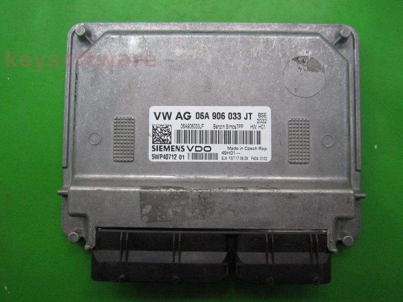 ECU VW Golf Plus 1.6 06A906033JT 5WP40712 SIMOS 7PP BSE