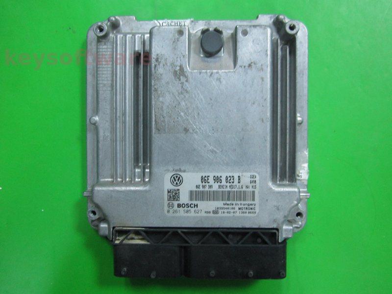 ECU VW Touareg 3.0 06E906023B 0261S05627 MED17.1.6 CGEA H15