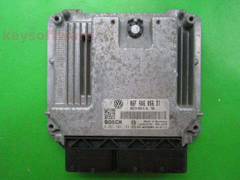 ECU VW Touran 2.0 06F906056DT 0261S02163 MED9.5.10 BLR {