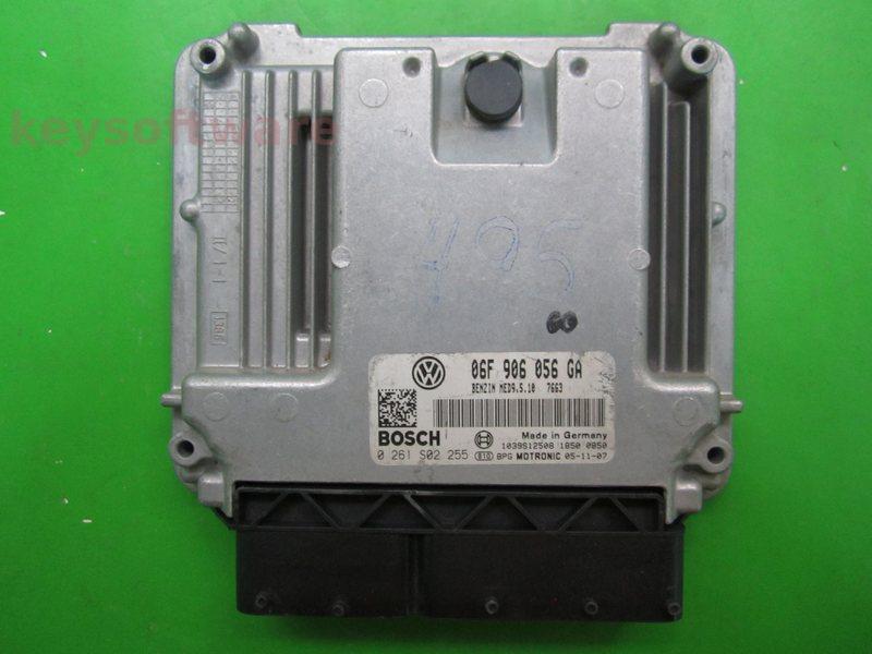 ECU VW Eos 2.0 06F906056GA 0261S02255 MED9.5.10 BVY }