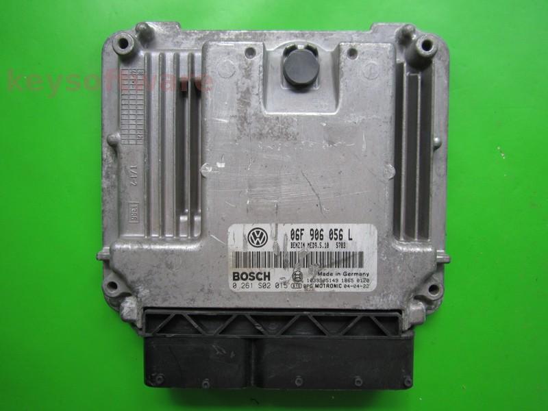 ECU VW Golf5 2.0 06F906056L 0261S02015 MED9.5.10 AXW