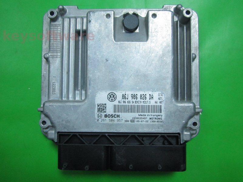 ECU VW Passat 2.0 06J906026DA 0261S04957 MED17.5 CCTA H07