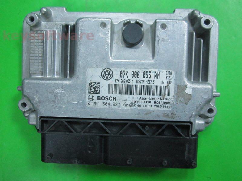 ECU VW Golf5 2.5 07K906055AH 0261S04927 ME17.5 CBUA H02