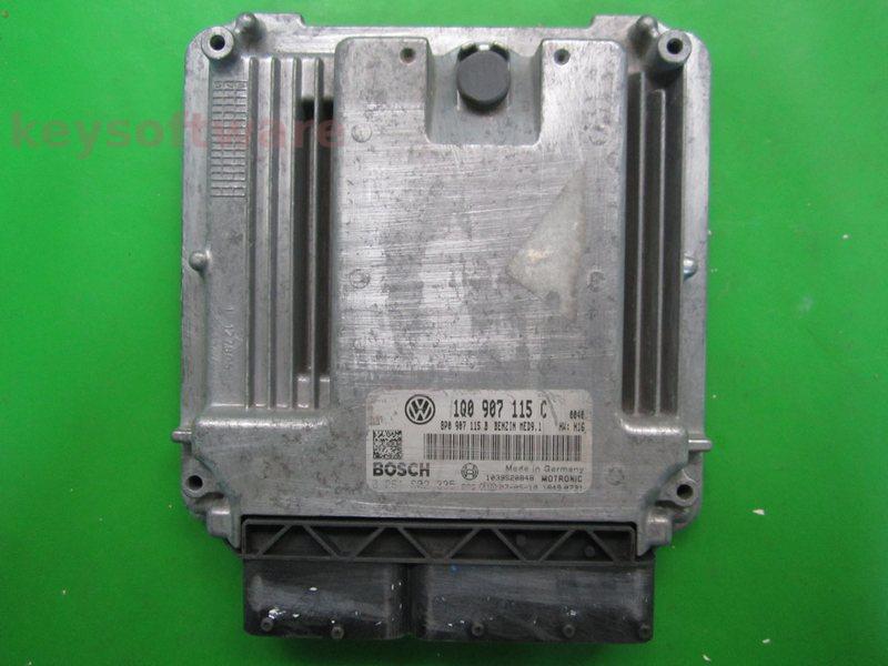 ECU VW Eos 2.0 1Q0907115C 0261S02335 MED9.1 BWA H16