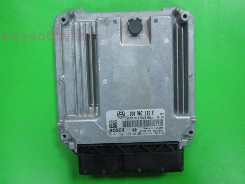 ECU VW Eos 2.0 1Q0907115F 0261S02479 MED9.1 BWA H16 }