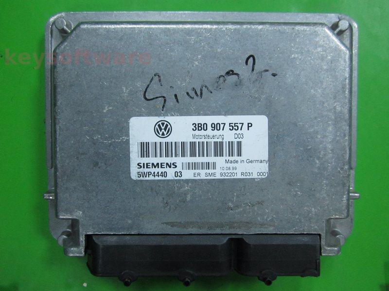 ECU VW Passat 1.6 3B0907557P 5WP4440 SIMOS 2.1C AHL