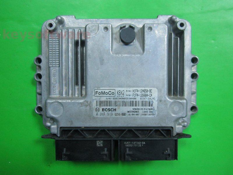 ECU Ford Focus 1.0 H1FA-12A650-BC 0261S19656 MED17.0.1